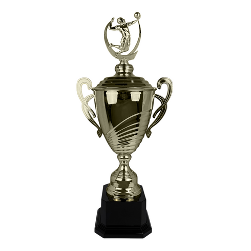 Trofeo de Copa de Metal con Figura Serie M2